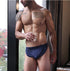 White and Black Duo Sexy Runner Hot Pants Brief Underwear, Breathable TWO PACK